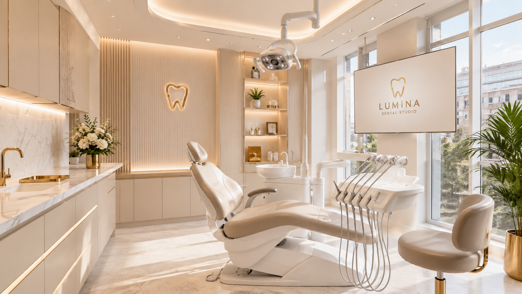Modern dental treatment room