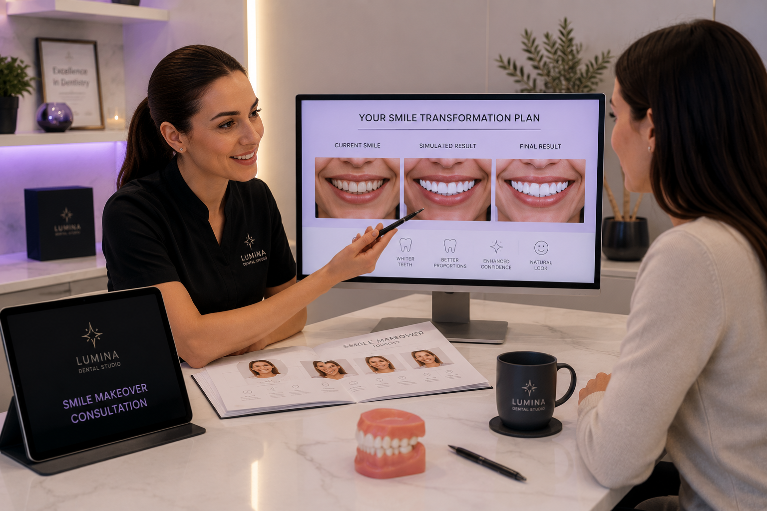 Smile makeover consultation image