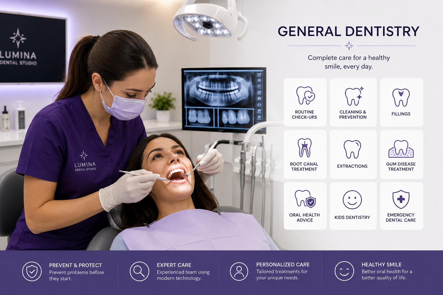 General dentistry check-up image